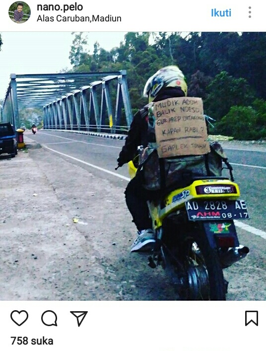 Ini bikin baper para jomblowan-jomblowati, Pasti gelisah ketika mudik.