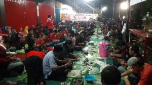 PDIP Pasuruan makan ikan