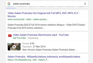 Screenshot salam pramuka