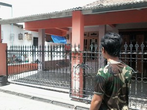 Rumah mantan anggota Gafatar di Beji, Kabupaten Pasuruan.