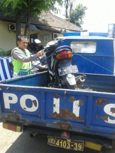 motor penabrak bocah diamankan