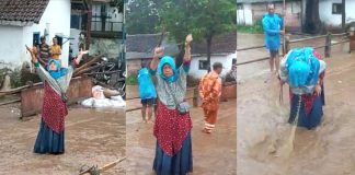 Viral Aksi “Pawang” di Tengah Banjir Pasuruan