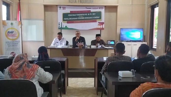 Kembangkan UMKM di Kota Pasuruan, DPMPTSP Sosialisasikan Perizinan Berusaha