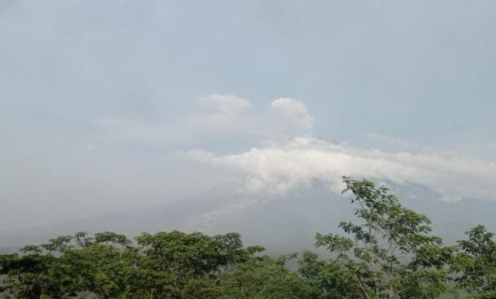 Gunung Semeru Masih Keluarkan Awan Panas Guguran