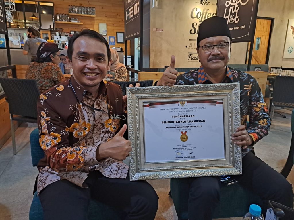 Selamat! Pemkot Pasuruan Dapat Penghargaan dari KemenPAN-RB