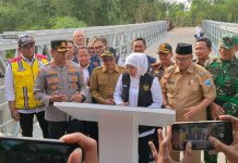 Asyik, Pengganti Jembatan Gantung yang Putus Akhirnya Selesai Dibangun