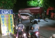 Ngantuk, Minibus Tabrak Tronton Pertamina di Kepel