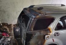 Mobil Dibakar Orang Tak Dikenal saat Pemilik Tidur Lelap