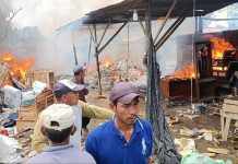 Dua Rumah dan Gudang Mebel Habis Dilalap Api