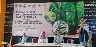PT Tirta Investama Keboncandi Dukung Program Satuan Pendidikan Aman Bencana