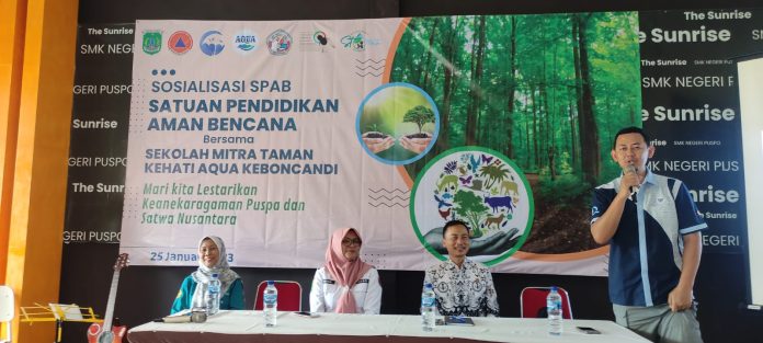 PT Tirta Investama Keboncandi Dukung Program Satuan Pendidikan Aman Bencana