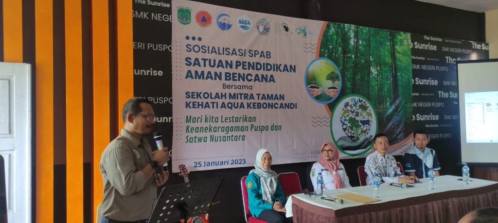 PT Tirta Investama Keboncandi Dukung Program Satuan Pendidikan Aman Bencana