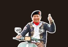 Ratusan Komunitas Vespa ‘Dukun’ Pasuruan Siap Menuju 1 Abad NU di Sidoarjo