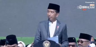 Presiden Jokowi di 1 Abad NU