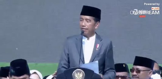 Presiden Jokowi di 1 Abad NU