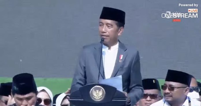 Presiden Jokowi di 1 Abad NU