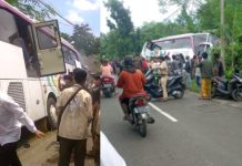 Bus Wisata Blong di Jalur Bromo