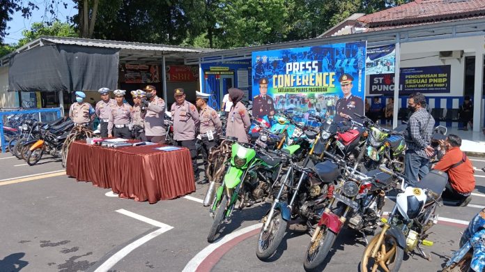 Terjaring Razia Balap Liar, 116 Motor Disita Polisi Hingga Lebaran