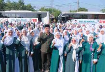 Ribuan Emak-Emak Pasuruan Deklarasikan Mas Dion Calon Bupati