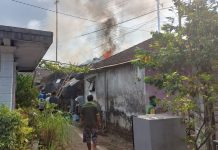 Lupa Matikan Kompor, Dua Rumah di Sukorejo Terbakar