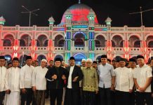 Launching Lampu Hias Masjid Jamik Kota Pasuruan, Erick Thohir : Ini Cahaya Kebangkitan