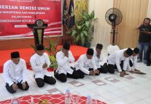Kebahagiaan 7 Napi di Rutan Bangil dapat Remisi Bebas di Hari Kemerdekaan