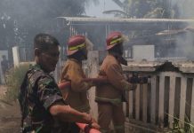 Lupa Matikan Kompor, Rumah Warga Gending Hangus Terbakar