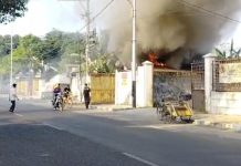 Diduga Korsleting Listrik, Bangunan Penggergajian Kayu di Kelurahan Gentong Ludes Terbakar