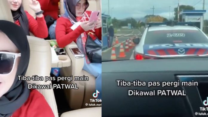 Jejak Digital Bermunculan, Ramai Video Luluk Main Dikawal Mobil Patwal