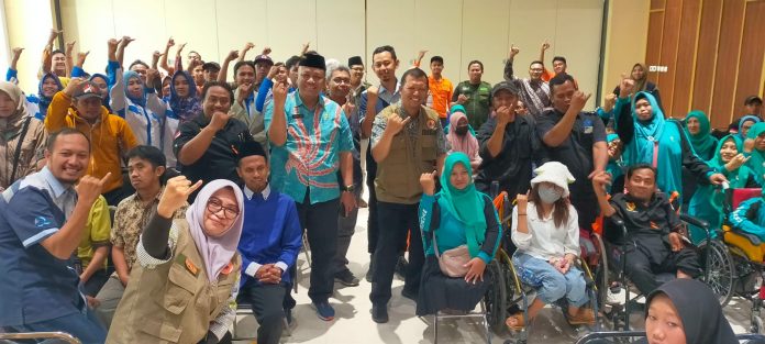 Penyandang Disabilitas di Pasuruan Ikut Simulasi Antisipasi Bencana Bumi