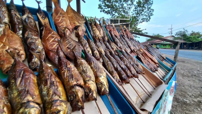 Exit Tol Gending Dibuka, Penjual Ikan Asap Pantura 