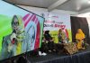 Wakil Ketua DPRD Kabupaten Pasuruan, Rias Yudikari Drastika (tengah), Rita Wahyunillah (pengusaha), Chodijah (guru penggerak) saat menjadi pembicara dalam sesi diskusi Perempuan Bicara yang dihelat WartaBromo, Warmo Institut dan DPRD Kabupaten Pasuruan.