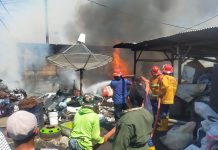 Kebakaran Gudang Rongsokan Pantura Probolinggo Dipicu Kompor