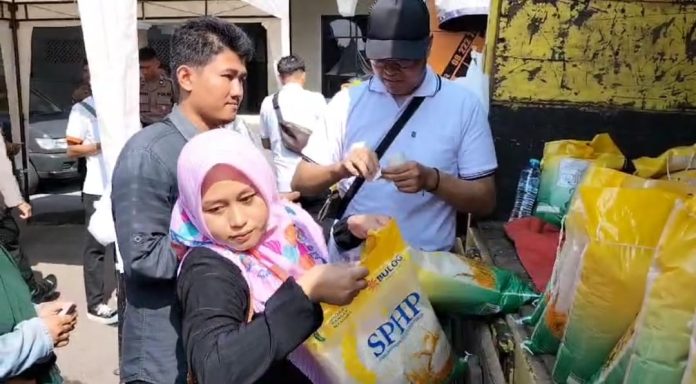 Stabilkan Harga Beras Jelang Bulan Puasa, Pemkot Pasuruan Terus Gelontorkan Beras Murah