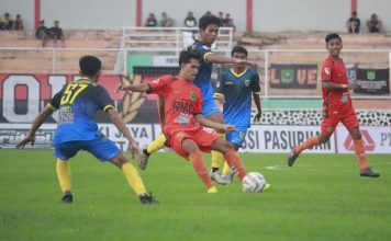 Persekabpas Cukur Habis Mangiwang FC 3-0 di Stadion R Soedarsono