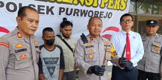 Ancam dengan Belati Cundrik, Polisi Amankan Preman Pangkalan di Purworejo