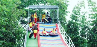 Rainbow Slide Glagaharum Tawarkan Sensasi Meluncur Bernuansa Alam