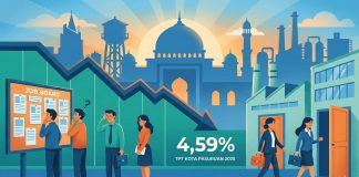 Pengangguran Kota Pasuruan Turun Jadi 4,59 Persen, Laki-laki Masih Dominan