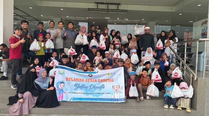 Bukan Sekadar Santunan, LAZ Annur Ajak 100 Anak Yatim Rasakan Pengalaman Belanja Penuh Keceriaan