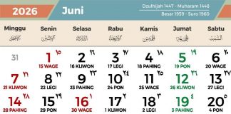 Asyik! Ada 6 Tanggal Merah di Bulan Juni 2026, Bolo Mau Ngapain?