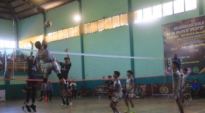 Kapolres Probolinggo Bidik Atlet Voli Masa Depan Lewat Kapolres Cup 2026