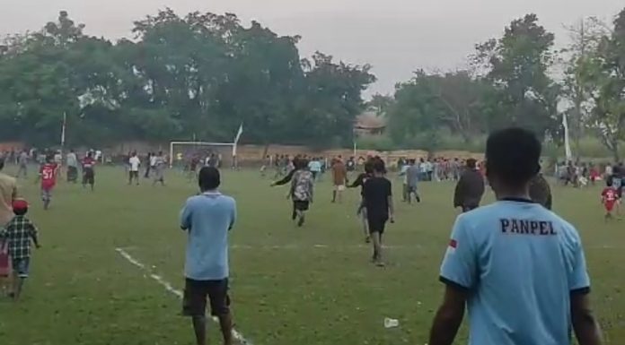 Laga Kades Mendalan Cup 2026 Ricuh, Babak 8 Besar dan Semifinal Ditunda