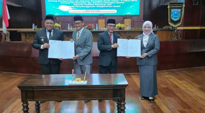DPRD dan Pemkab Probolinggo Sepakati Tiga Raperda Strategis, Perda Pesantren hingga Kesejahteraan Sosial Selangkah Lagi Disahkan