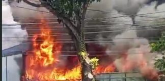 Kebakaran Hanguskan Toko Ban dan Peracangan di Paiton, Api Muncul saat Listrik Padam