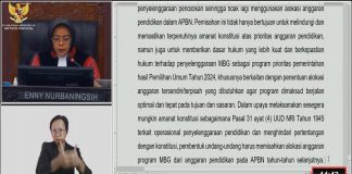 Program MBG Tetap Sah, MK: Harus Punya Pos Anggaran Sendiri