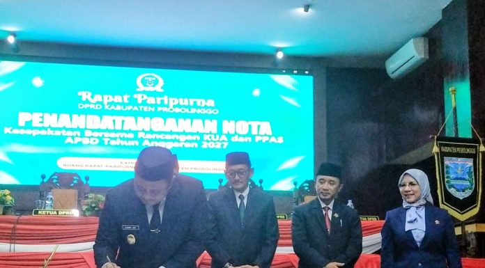 DPRD dan Pemkab Probolinggo Ketok KUA-PPAS 2027, Ujian Sesungguhnya Ada di RAPBD