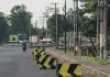 Cegah Truk Parkir Liar, Dishub Pasuruan Pasang Brigade Beton di Bundaran Apollo