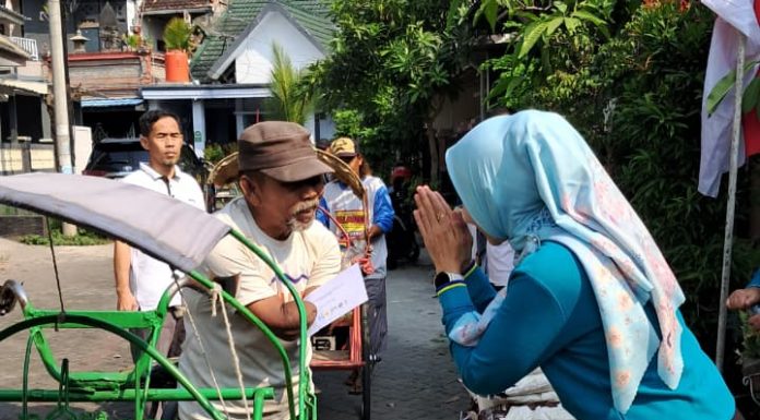 500 Tukang Becak di Kota Pasuruan Terima Bantuan dari LAZ An-Nur PLN Indonesia Power UBP Grati