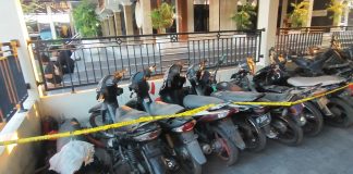 Bengkel di Pasrepan Diduga Lama Tampung Motor Curian, Belasan Unit Diamankan Polisi
