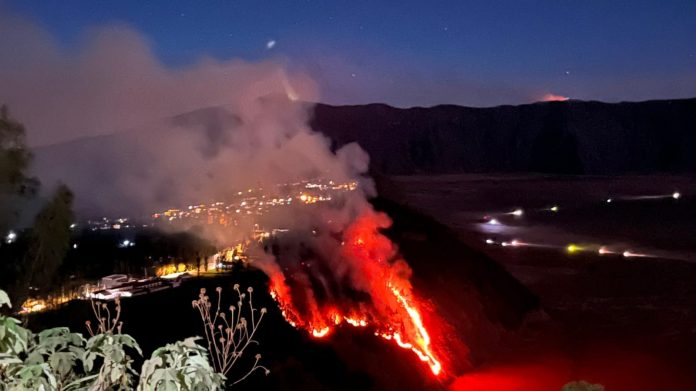 Kebakaran Bromo